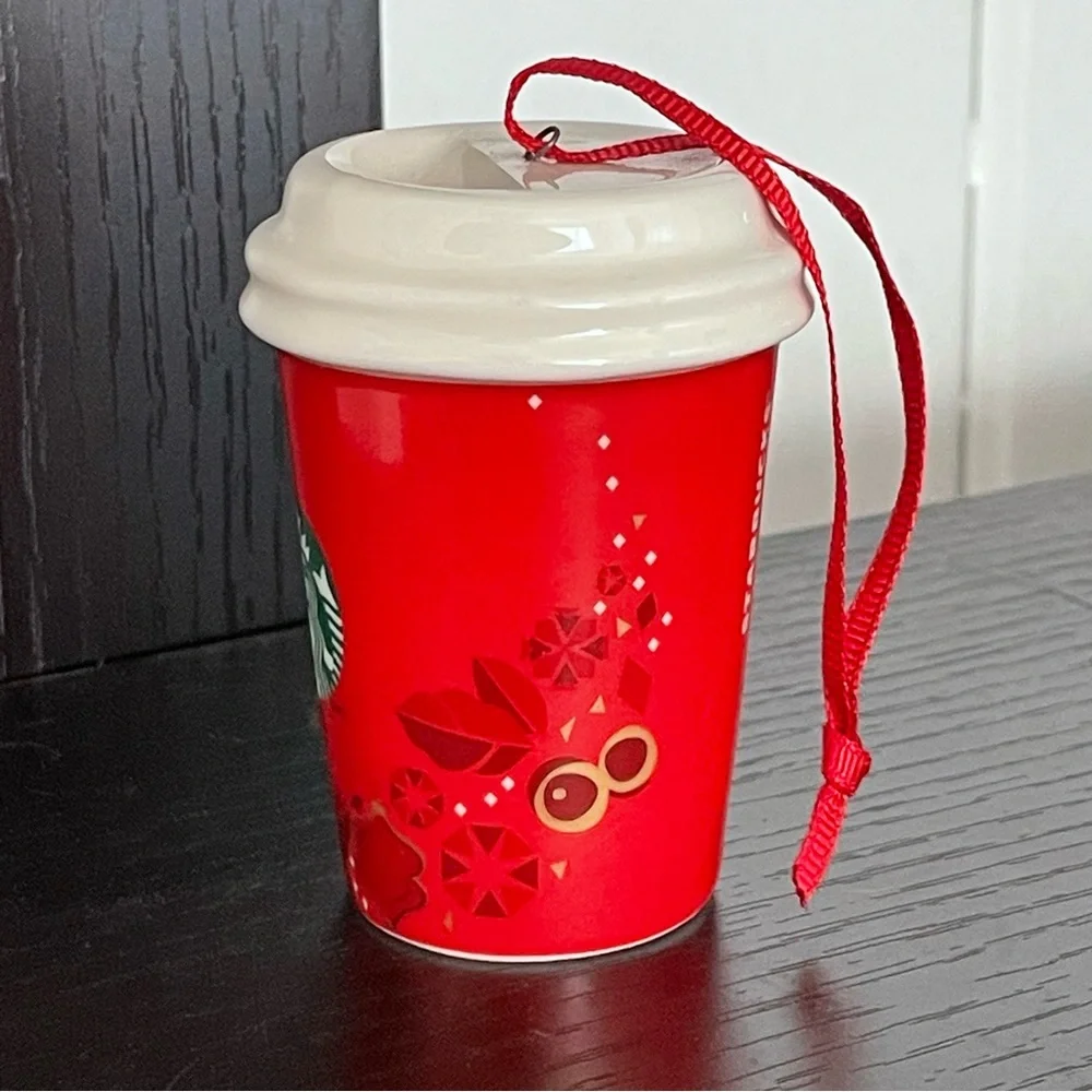 $10 SALE Holiday 2013 Ornament VTG Collectible Starbuck Christmas Holly